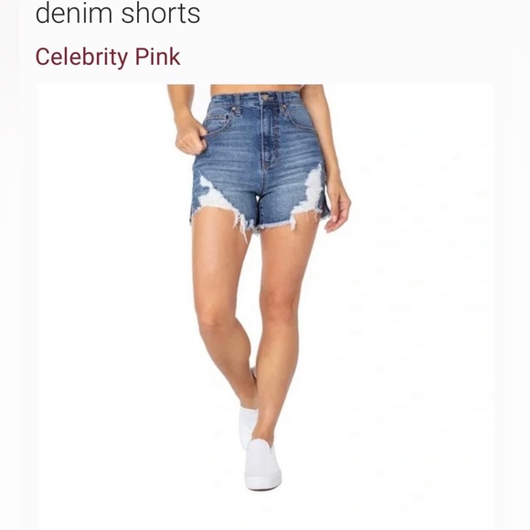 Celebrity Pink Shorts Celebrity Pink Denim Shorts The Rebel Poshmark